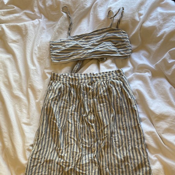 Flair the Label Ella Stripe two piece set - Picture 1 of 5